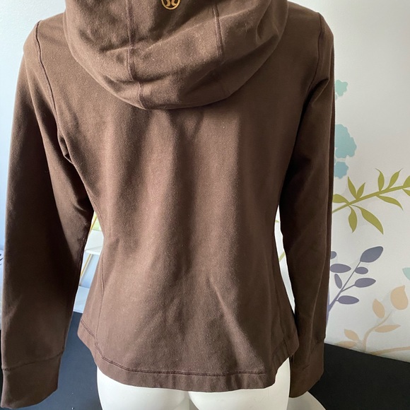 Brown Lululemon Hoodie with Teal chevron - Picture 10 of 10